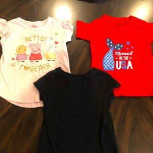 2T T-shirt bundle